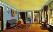 Kapiton Zelentsov Sitting-Room USA oil painting artist